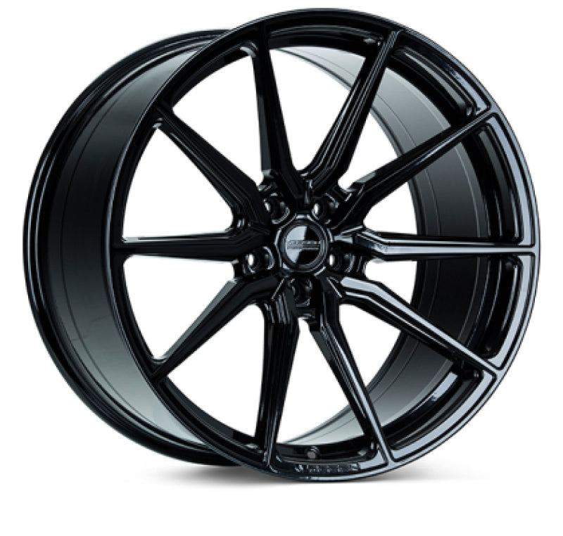 Vossen HF3 - 22x9.5 - ET53 - 5x130 - 71.6 - FLAT - GB - Gloss Black Wheel