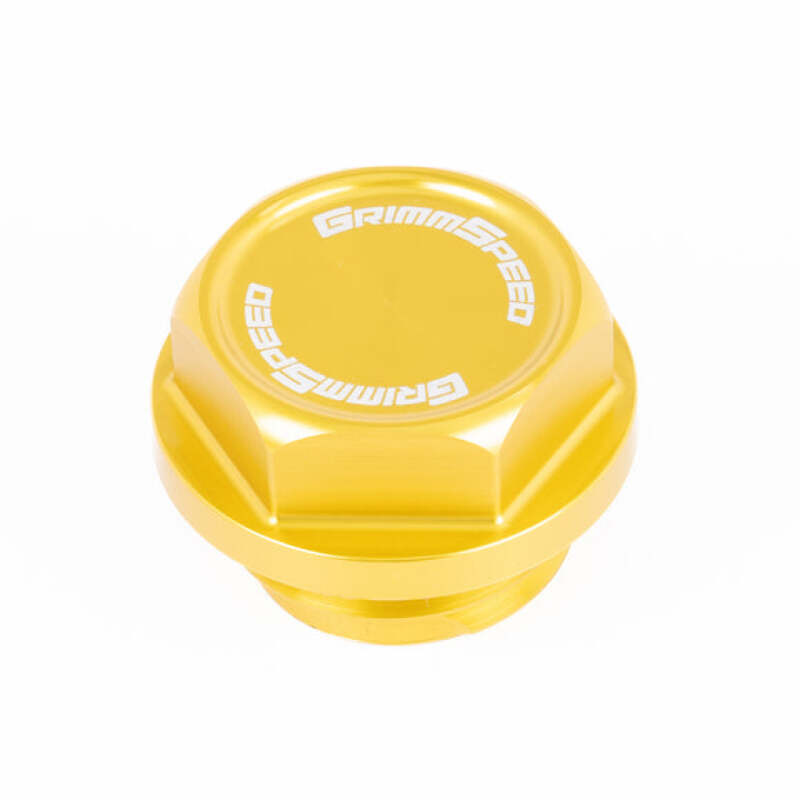 GrimmSpeed 89-22 Subaru All Models Bolt Oil Caps - Gold