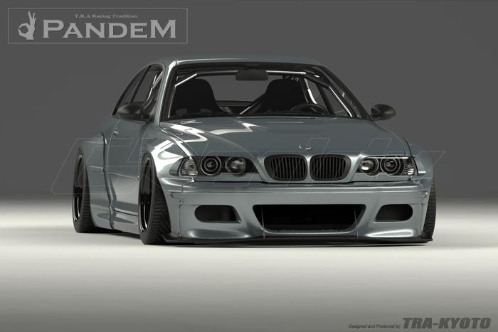 GReddy 99-06 BMW E46 Coupe Pandem Wide Body Front Fenders (SPECIAL ORDER)