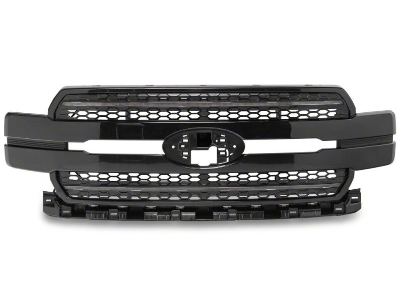 Raxiom 18-20 Ford F-150 CXR Series LED Upper Replacement Grille with White DRL- Black