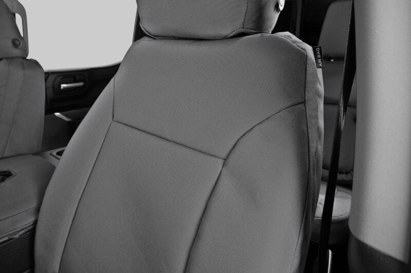 Covercraft 15-22 Chevrolet Colorado/GMC Endura PrecisionFitFront Row Seat Covers - Silver/Silver