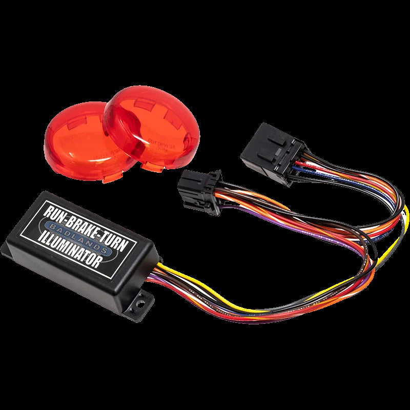Badlands 99-03 Sportster Plug N Play Illuminator w/ Lenses (Run Brake Turn w/ lEQ)