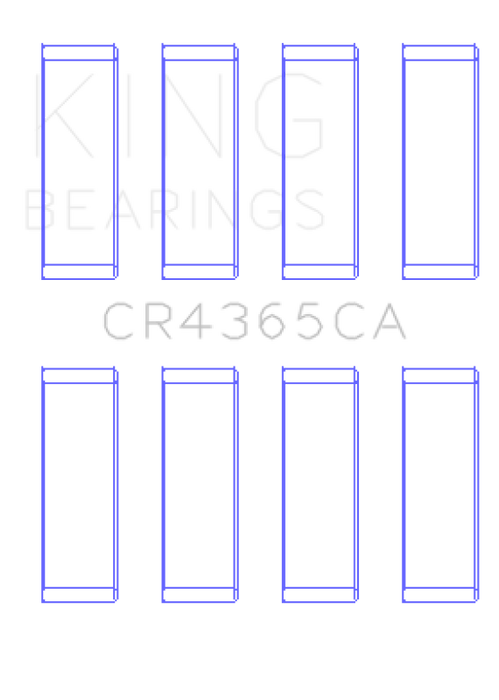 King Engine Bearings Ford ZETec S/Ecoboost1.6 (Size +0.25mm) Connecting Rod Bearing Set
