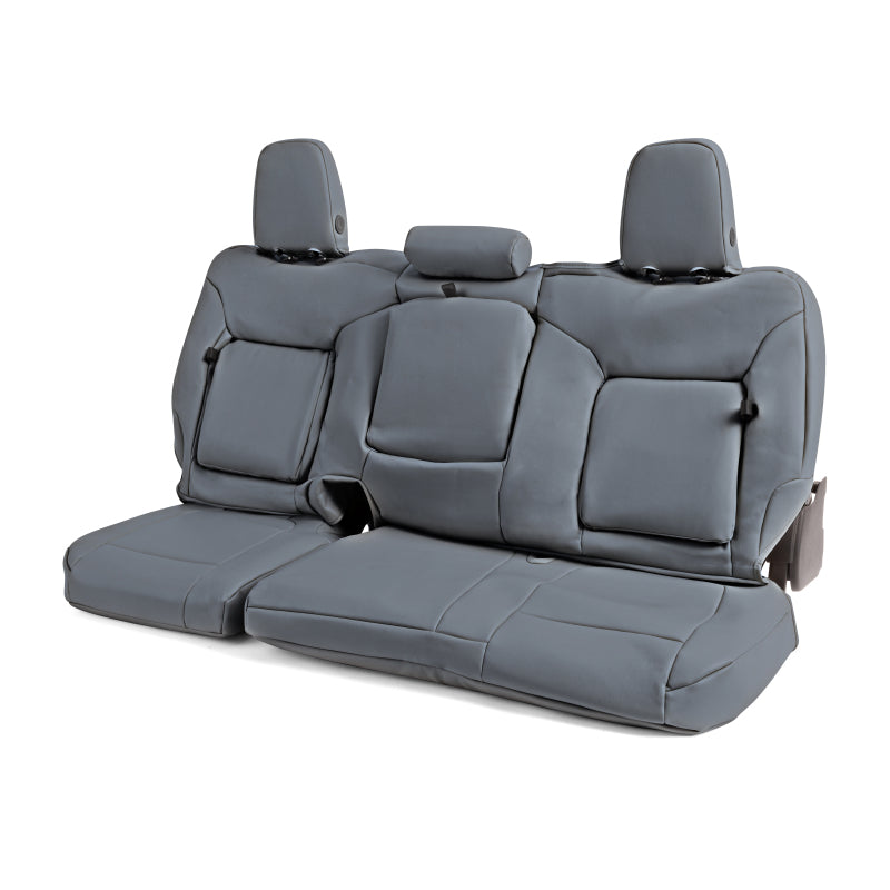 Covercraft 20-23 Toyota Tacoma Leatherette PrecisionFit Custom Front Row Seat Covers - Med Grey
