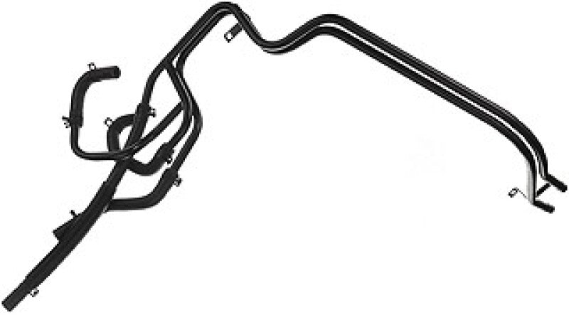 Gates 01-05 BMW 325I 6Cyl 2.5L 11/16in x 23/32in x 21 7/8in WP Pipe To Res PipeHeater Hose w/Seal