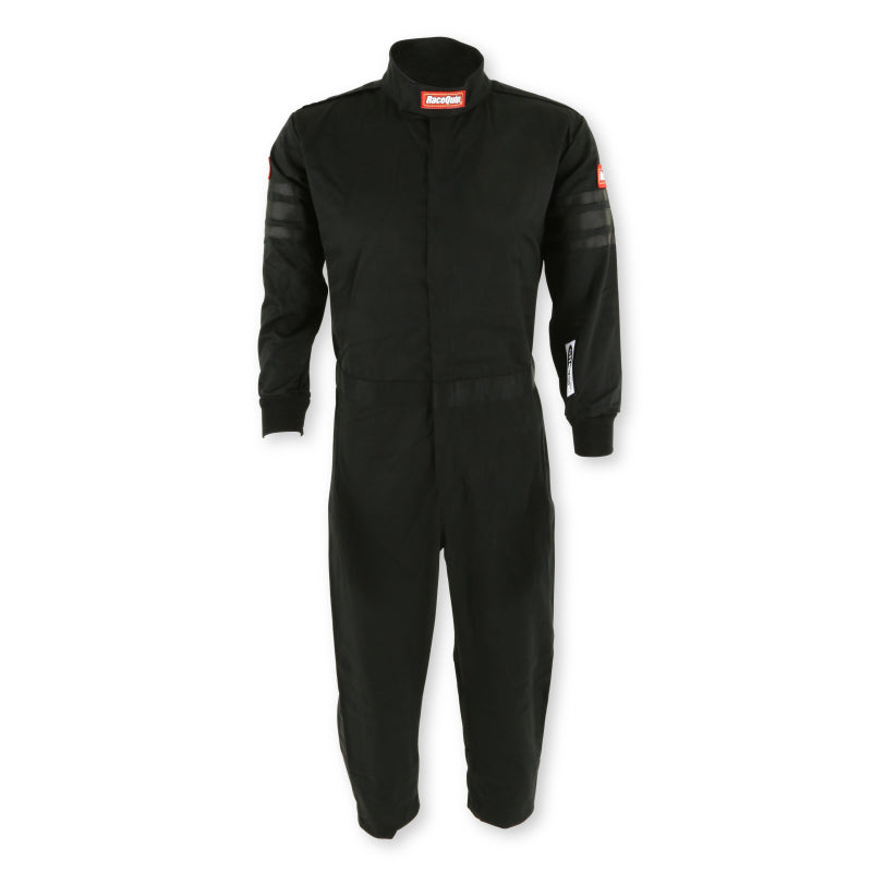 RaceQuip Black Trim SFI-1 JR. Suit - Kids Medium