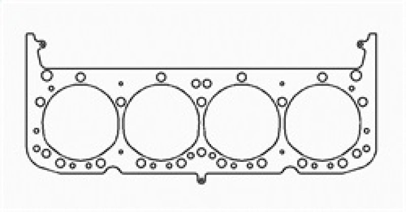 Cometic Chevy Gen1 Small Block V8 .040in MLS Cyl Head Gasket-4.135in Bore-With Edelbrock RPM Heads