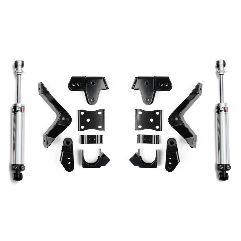 QA1 2019+ Chevrolet Silverado / GMC Sierra 1500 Double Adjustable Rear Drop Kit - 3in to 5in Drop