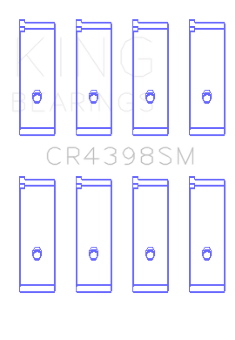King Engine Bearings Honda L13A4/L15A (Size 0.25) Connecting Rod Bearing Set