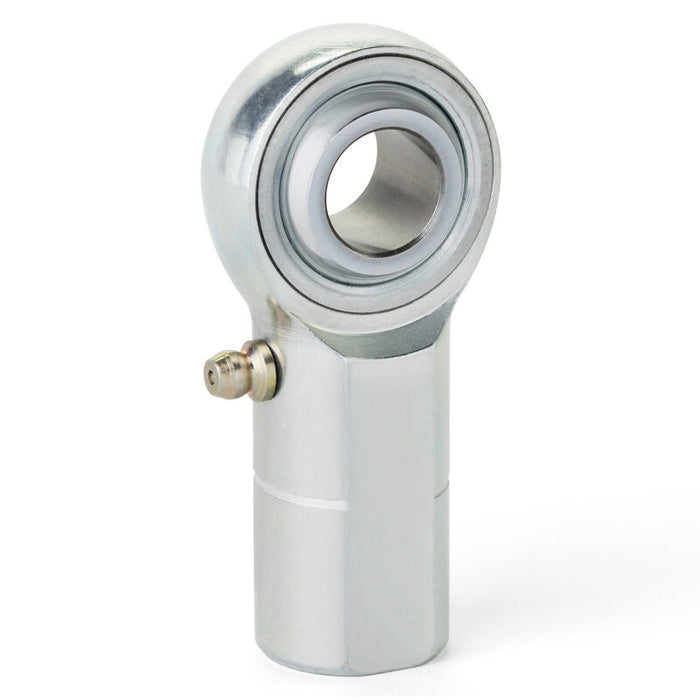 QA1 H Series 3-Pc Rod End - Female/Right Hand - 12mm Bore x M12x1.75 w/Zerk - Alloy Steel