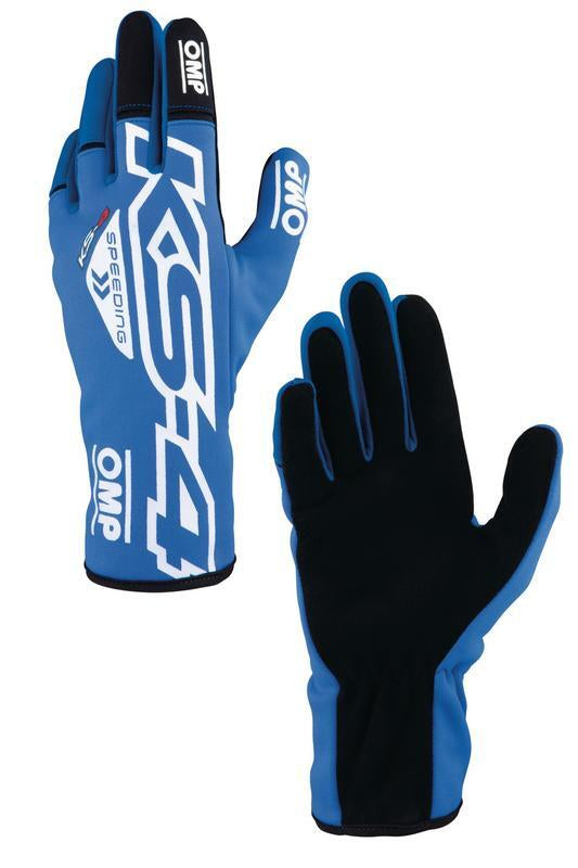 OMP KS-4 KART GLOVES MINT GREEN SZ M