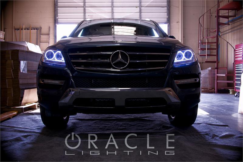 Oracle 06-12 Mercedes Benz ML 350/500 LED Headlight Halo Kit - Blue