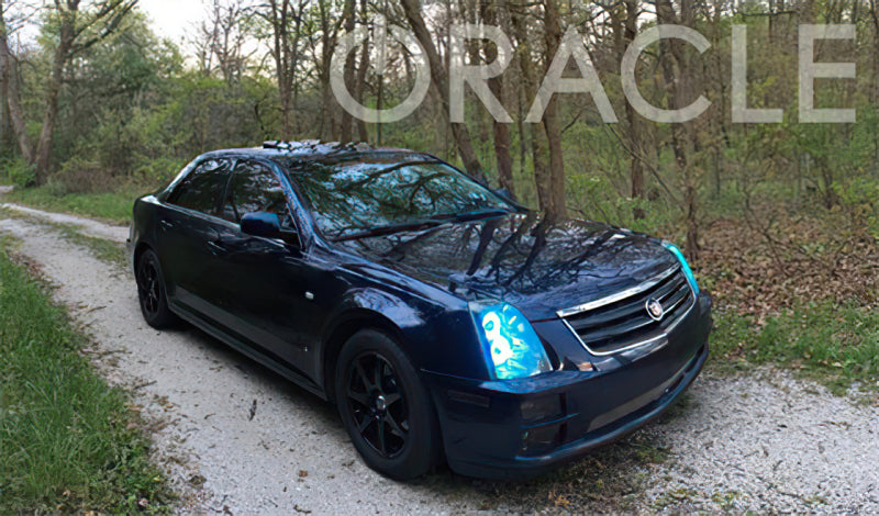 Oracle 05-12 Cadillac STS LED Headlight Halo Kit - Red