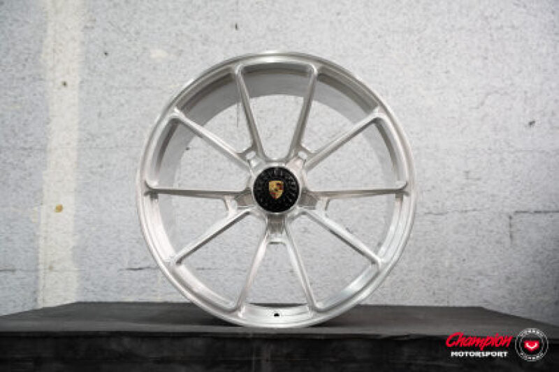 Vossen X Champion RS92 21X9 / ET42 / 5X130 / Brushed Gloss Clear Wheel / 911 Carrera 992 - Front