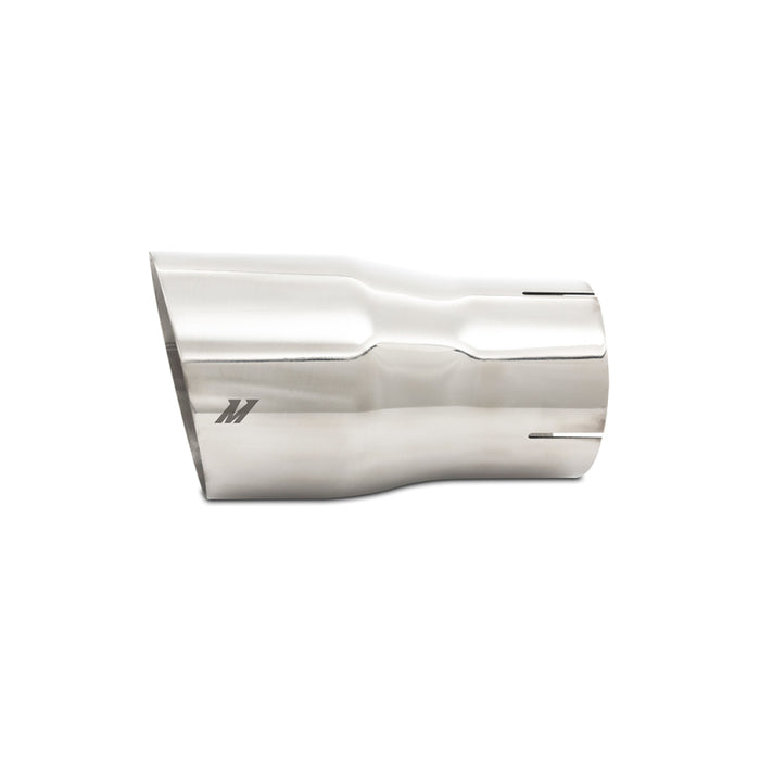 Mishimoto Clamp-On Single Wall Exhaust Tip 5in Outlet - Polished
