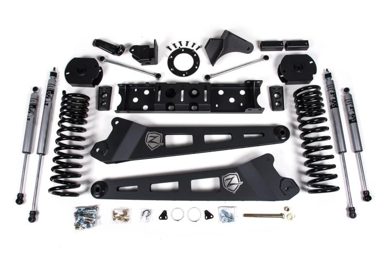 Zone Offroad 2019 Ram 2500 4.5in Radius Arm Diesel - 6-Bolt T-Case - Fox Shocks