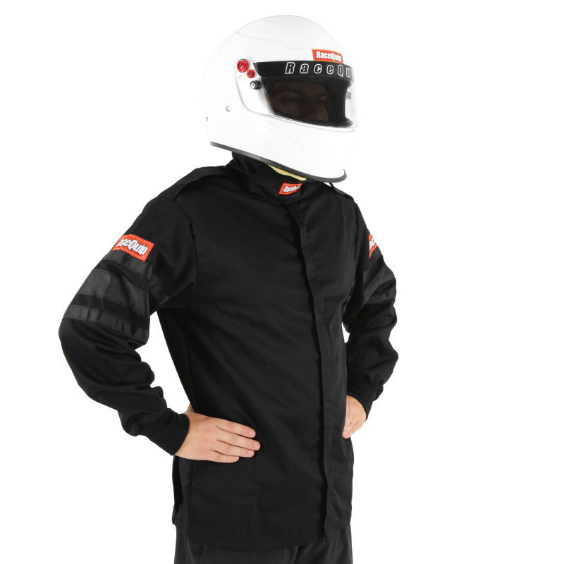 RaceQuip Black SFI-1 1-L Jacket - Small