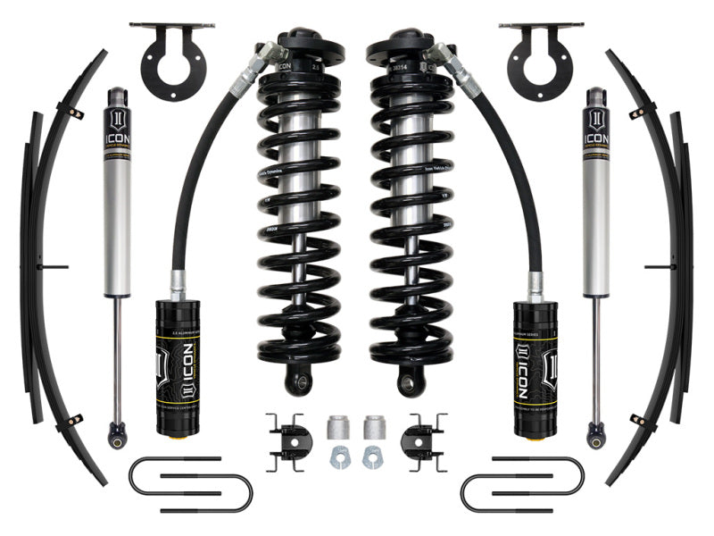 ICON 08-16 Ford F250/F350 2.5-3in Stage 1 Coilover Conversion System w/ Expansion Pack