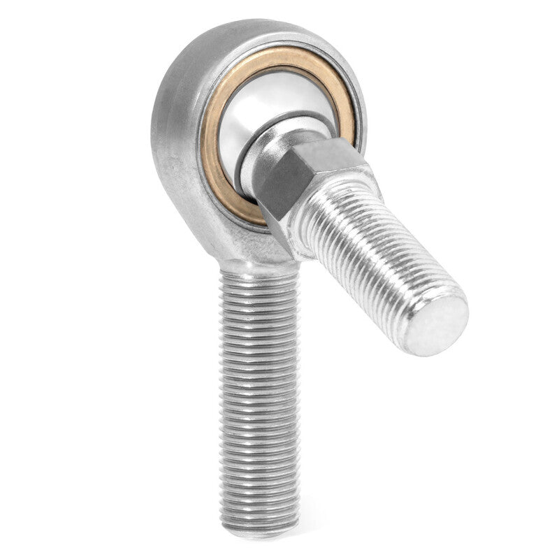 QA1 V Series 3-Pc Rod End - Male/Right Hand - 12mm Bore x M12x1.75 w/Stud - Carbon Steel