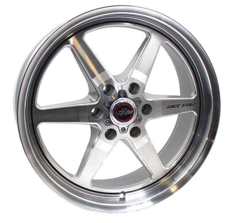 Race Star 93 Truck Star 17x4 6x5.50BC 1.75BS Silver/Machined Wheel