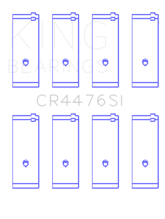 King Engine Bearings Ford Taunus 2000/2300 (Size +1.0mm) Connecting Rod Bearing Set