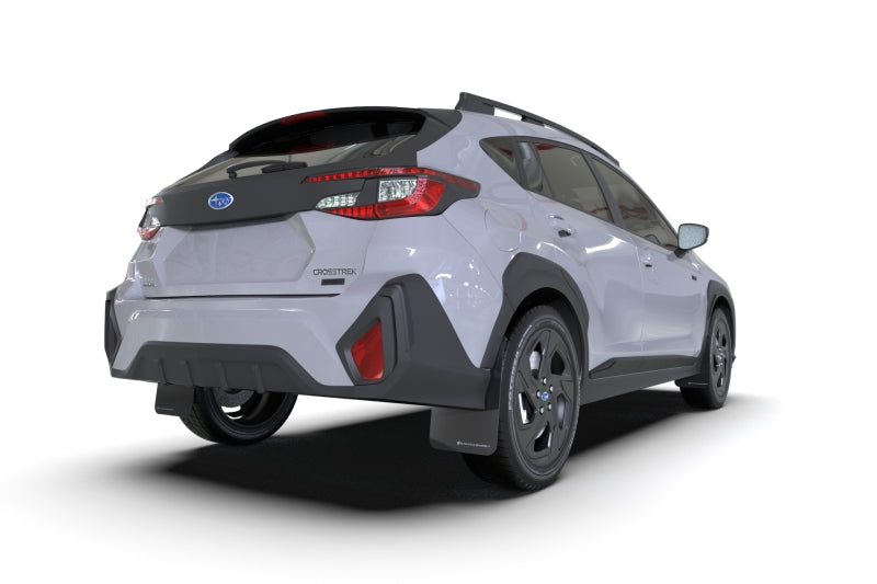 Rally Armor 24-25 Subaru Crosstrek Black UR Mud Flap Light Blue Logo