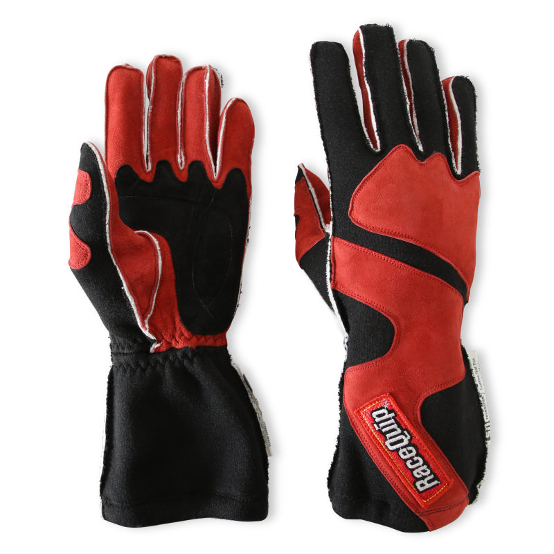 RaceQuip SFI-5 Red/Black Medium Outseam w/ Closure Glove