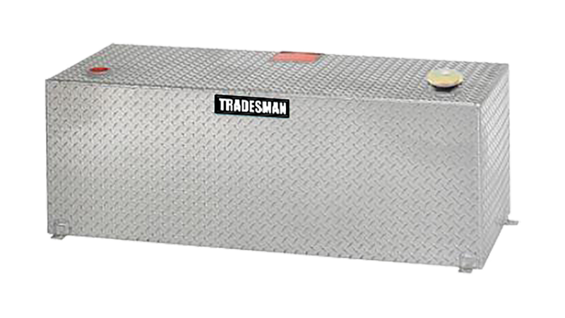 Tradesman Aluminum Rectangular Liquid Storage Tank (100 Gallon Capacity) - Brite