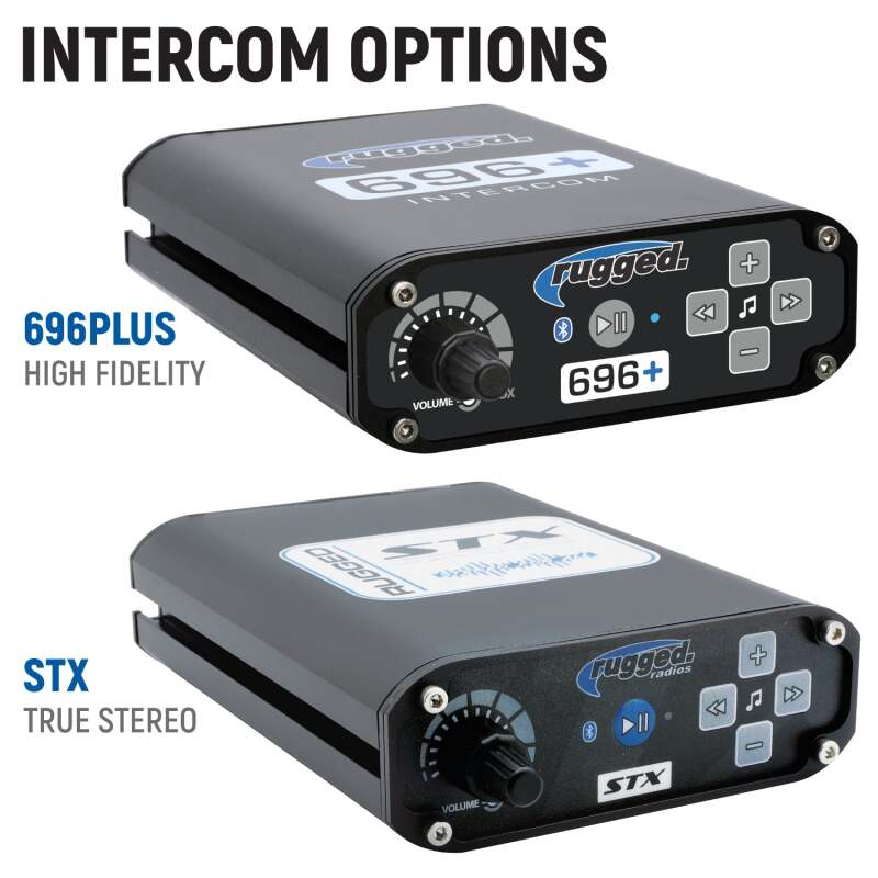 Rugged Radios Can-Am Comm/Mav Comp. Comm Kit w/ BT 2-Way - Glove Box Mount 696 / M1 VHF Bus Band