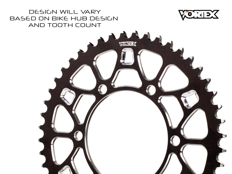 Vortex Racing V4 37 Tooth 520 Rear Sprocket - Black