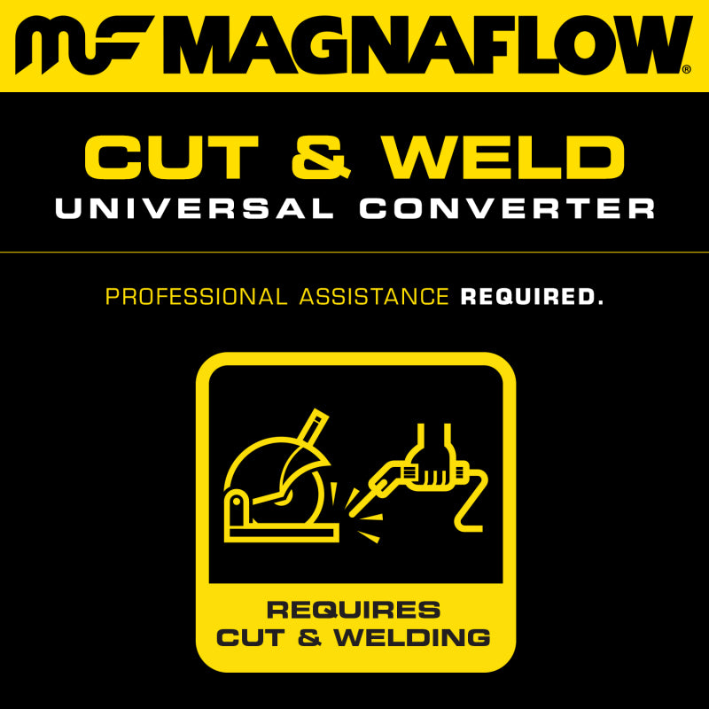 MagnaFlow Universal Catalytic Converter 2.50inch MET.