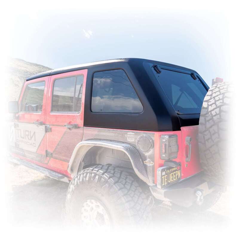 Turn Offroad 2007-2018 Jeep JK 4 Door Fastback Hardtop 2 Piece