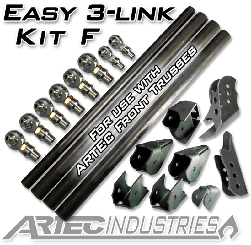 Artec Industries 78-79 Ford F-350 Easy 3 Link No Tubing Outside Frame Front Driver (Rear Passenger)