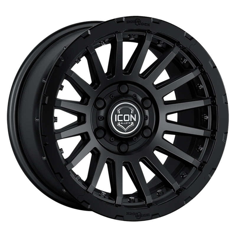 ICON Recon Pro 18x9 6 x 5.5 25mm Offset 6in BS 95.1mm Bore Satin Black Wheel