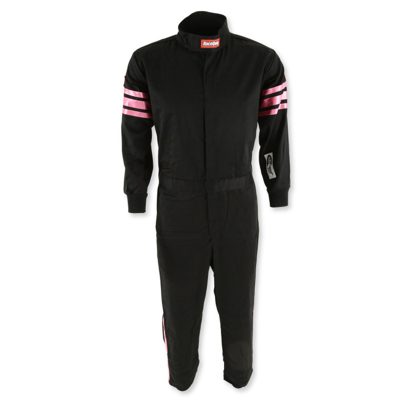 RaceQuip Pink Trim SFI-1 JR. Suit - Kids XXS