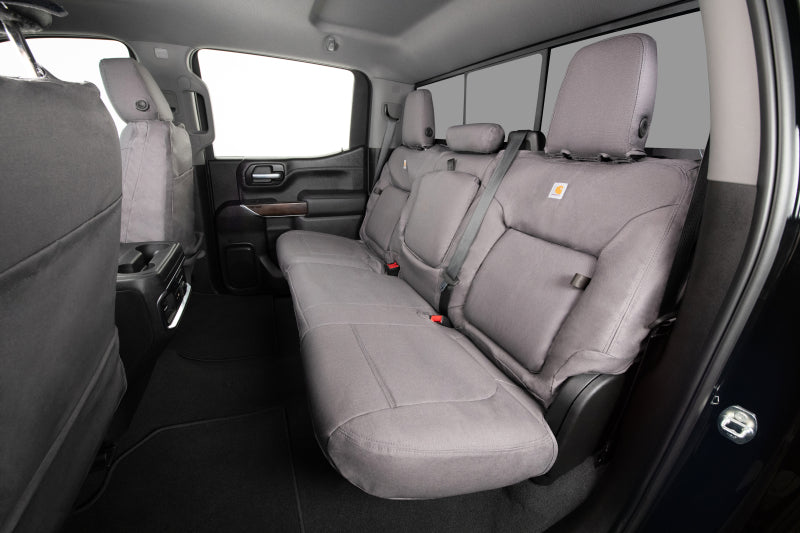 Covercraft 14-19 Chevrolet Silverado Carhartt PrecisionFit Custom Second Row Seat Covers - Gravel