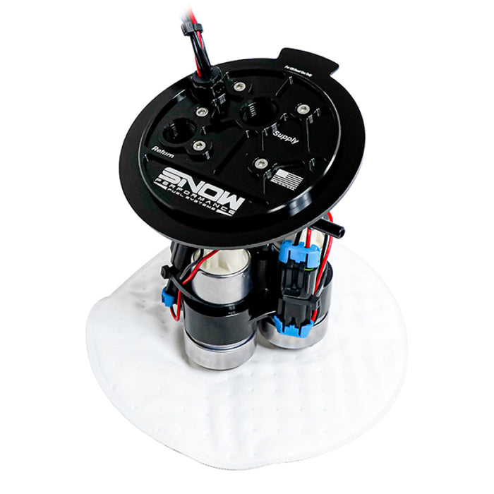 Snow Performance 2005+ Dodge Charger / 2005+ Dodge Challenger High Output Fuel Hat - Triple Pump