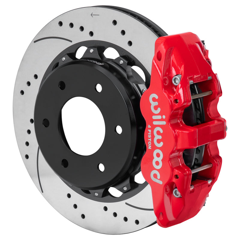 Wilwood 71-91 Chevy Blazer Aero6 Red Brake Kit w/ 14.00in Drilled & Slotted Rotor - Red