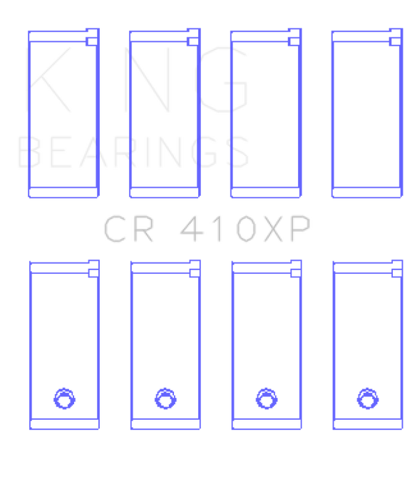 King Engine Bearings Ford Lotus 1.5L/1.6L Ohv (Size STDX) Connecting Rod Bearing Set