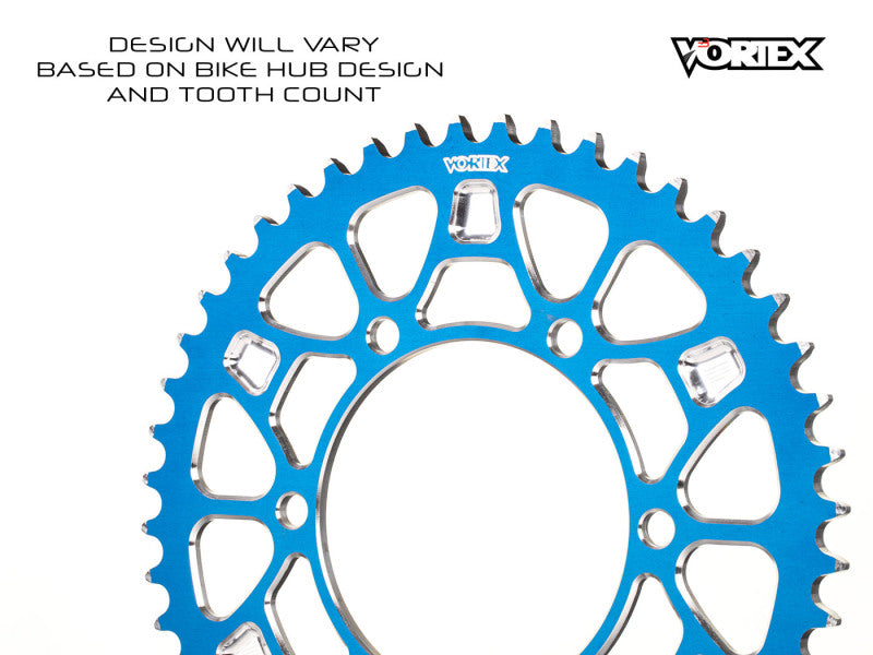 Vortex Racing V4 46 Tooth 530 Rear Sprocket - Blue