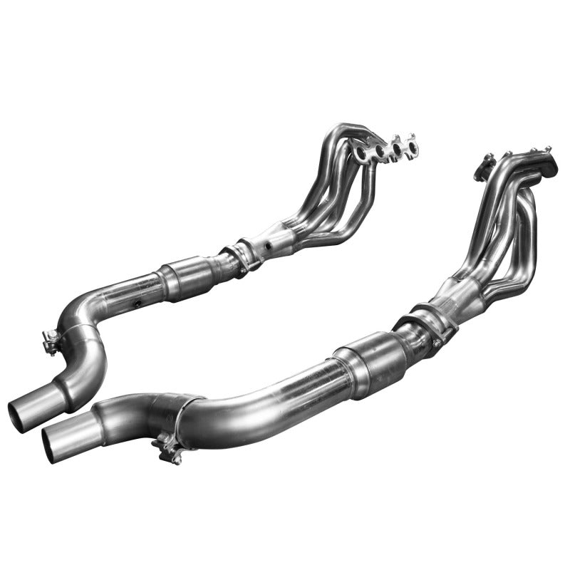 Kooks 15-26 Mustang GT/DH 5.0L 4V 1-7/8 x3  SS Headers w/Ultra Green Catted Conn Pipe/w OEM Adapters