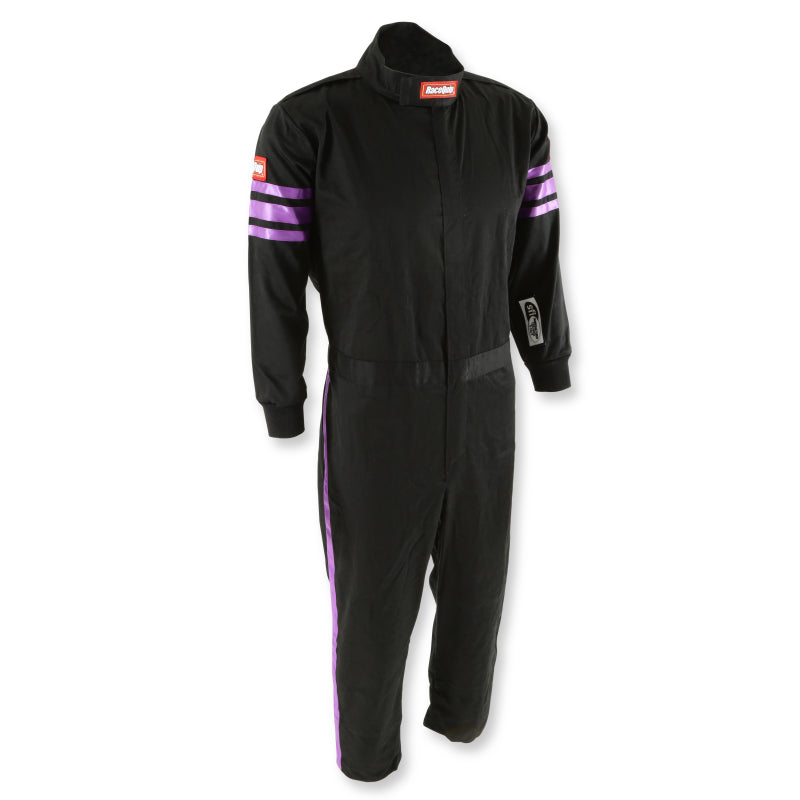 RaceQuip Purple Trim SFI-1 JR. Suit - Kids Small