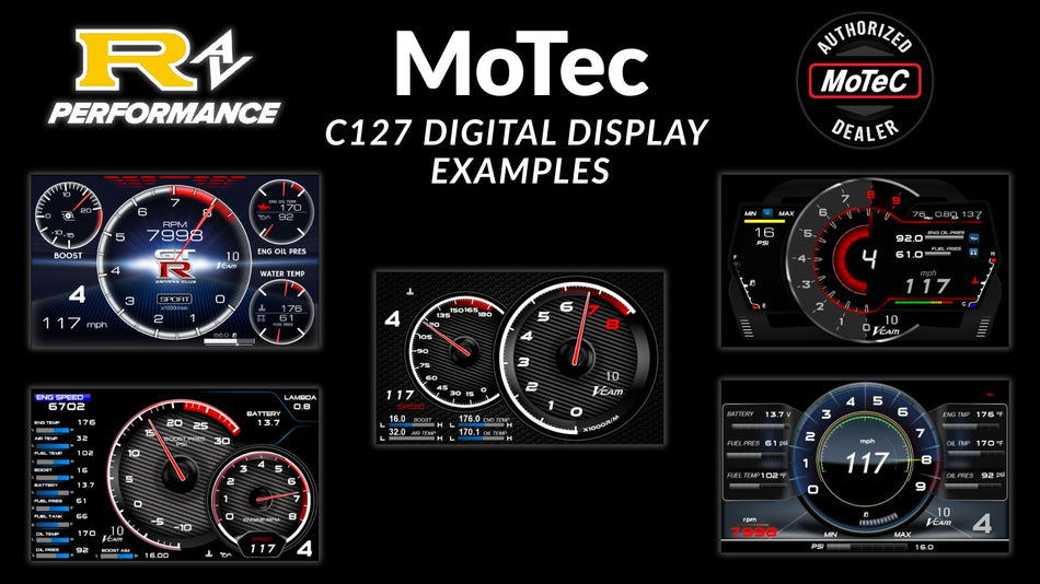 RAV Performance Nissan Skyline MoTeC Digital Display Kits