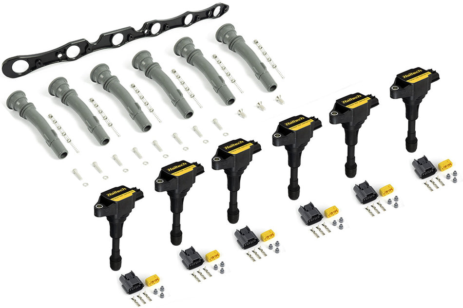Haltech R35 Coil Bracket Kit for Ford Barra 4.0 Includes Bracket , Coils and connectors