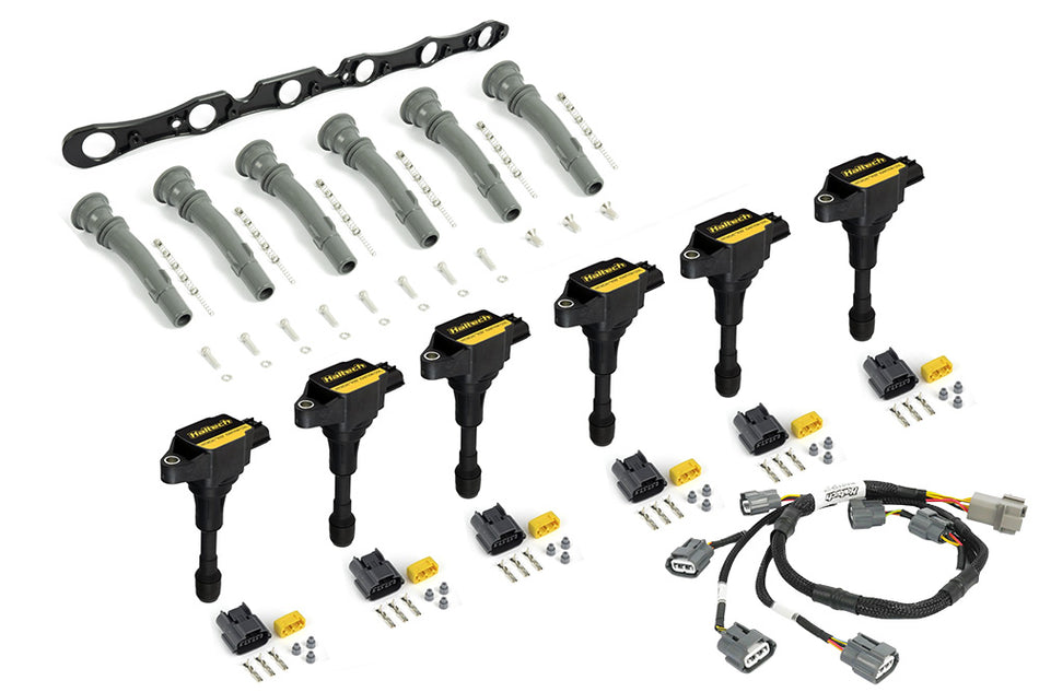 Haltech R35 Coil Bracket Kit for Ford Barra 4.0 Includes Bracket , Coils, Connectors and Harness