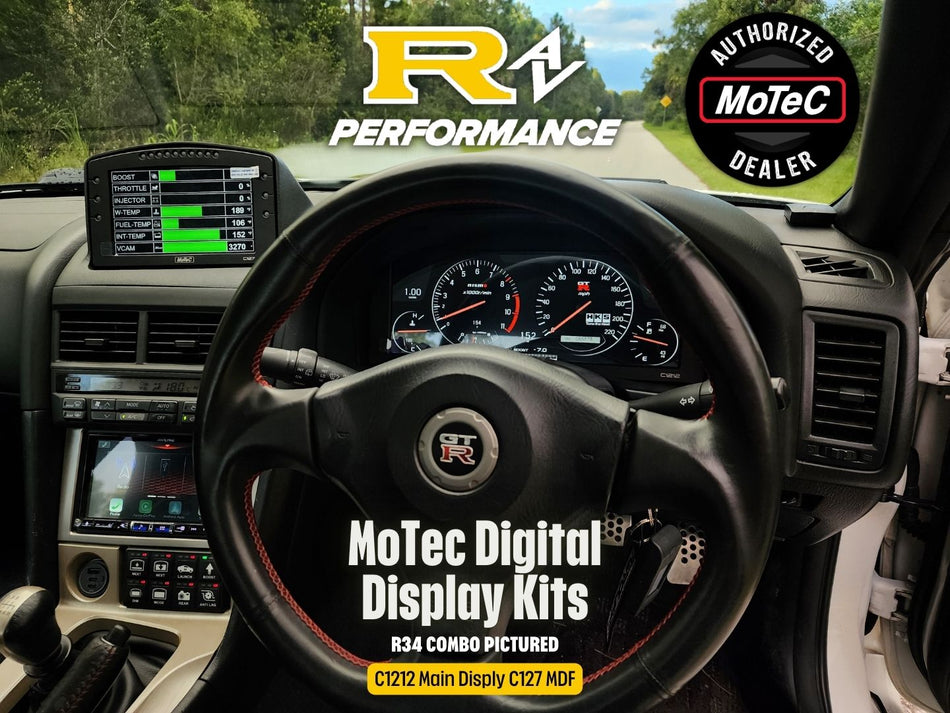 RAV Performance Nissan Skyline MoTeC Digital Display Kits