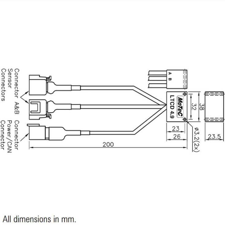 MoTeC Lambda to CAN (LTCD)