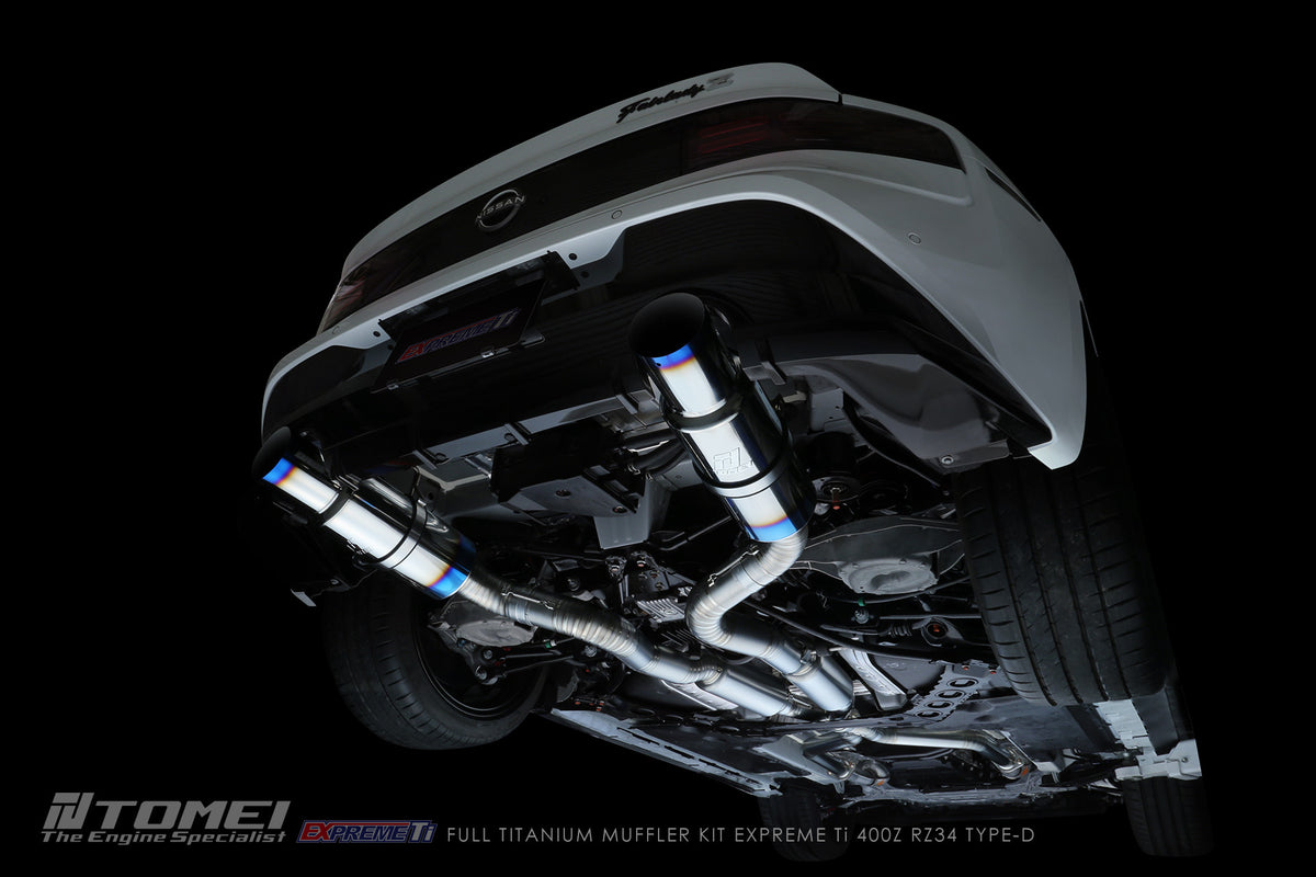 Tomei Expreme Ti Full Titanium Muffler Type-D Dual 400Z RZ34 TB6090-NS21D