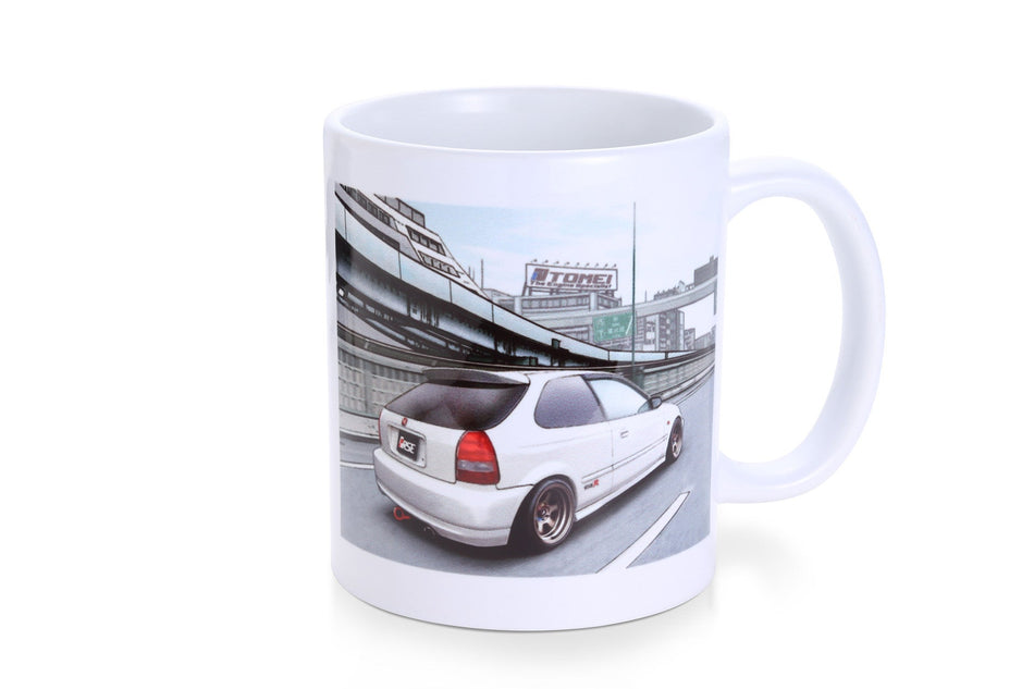Tomei Mug White EK9 Civic Osaka-kanjo TG601A-HN00A