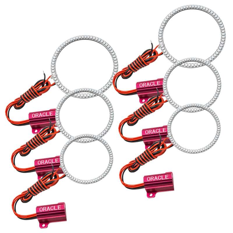 Oracle 93-98 Toyota Supra LED Headlight Halo Kit - Red